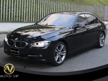 BMW 328i 2015, negro, foto 1